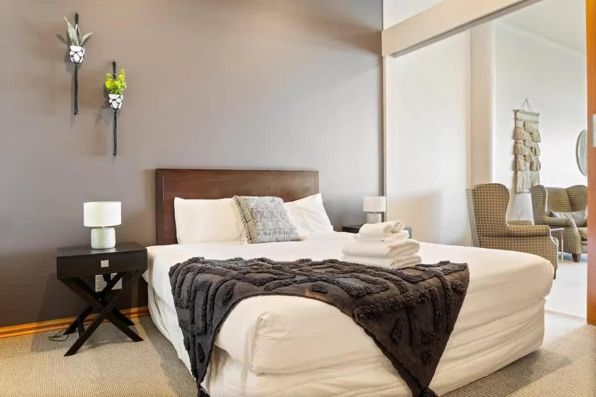 Relaxing Sea Wharf View Apartment โอ๊คแลนด์ ภายนอก รูปภาพ