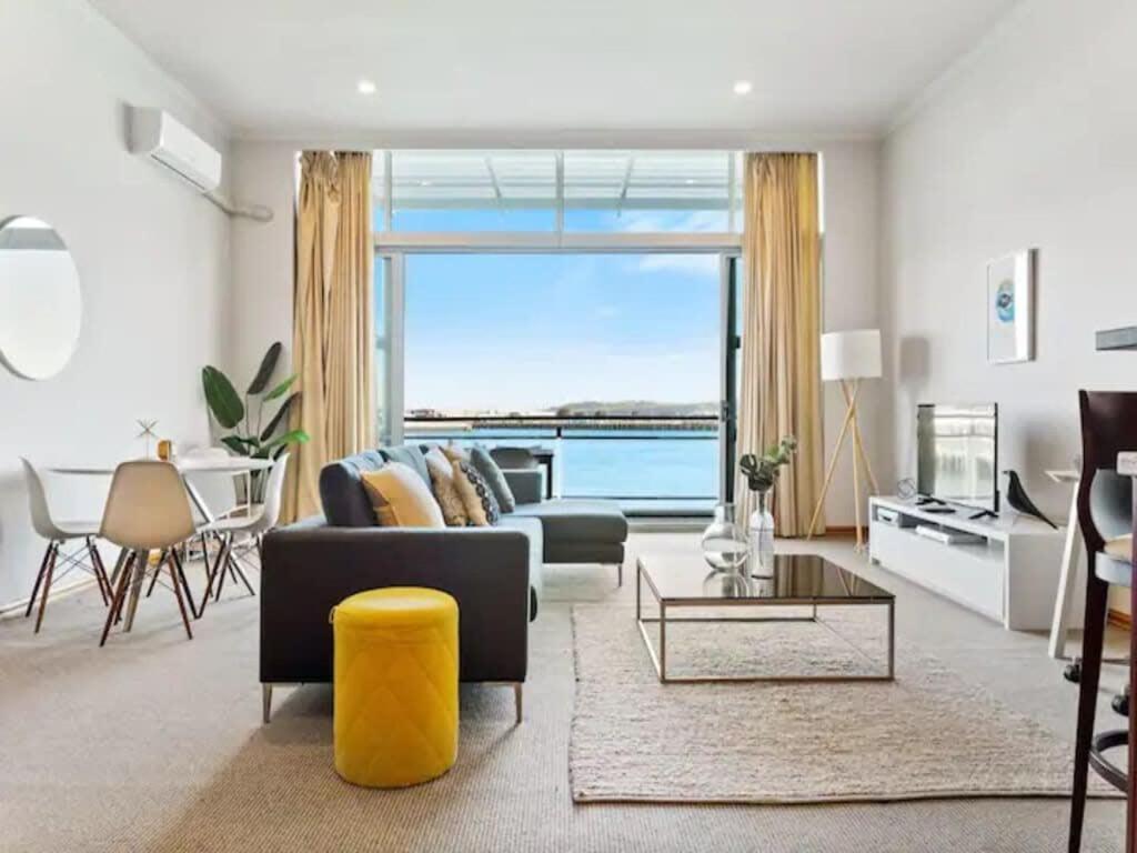 Relaxing Sea Wharf View Apartment โอ๊คแลนด์ ภายนอก รูปภาพ